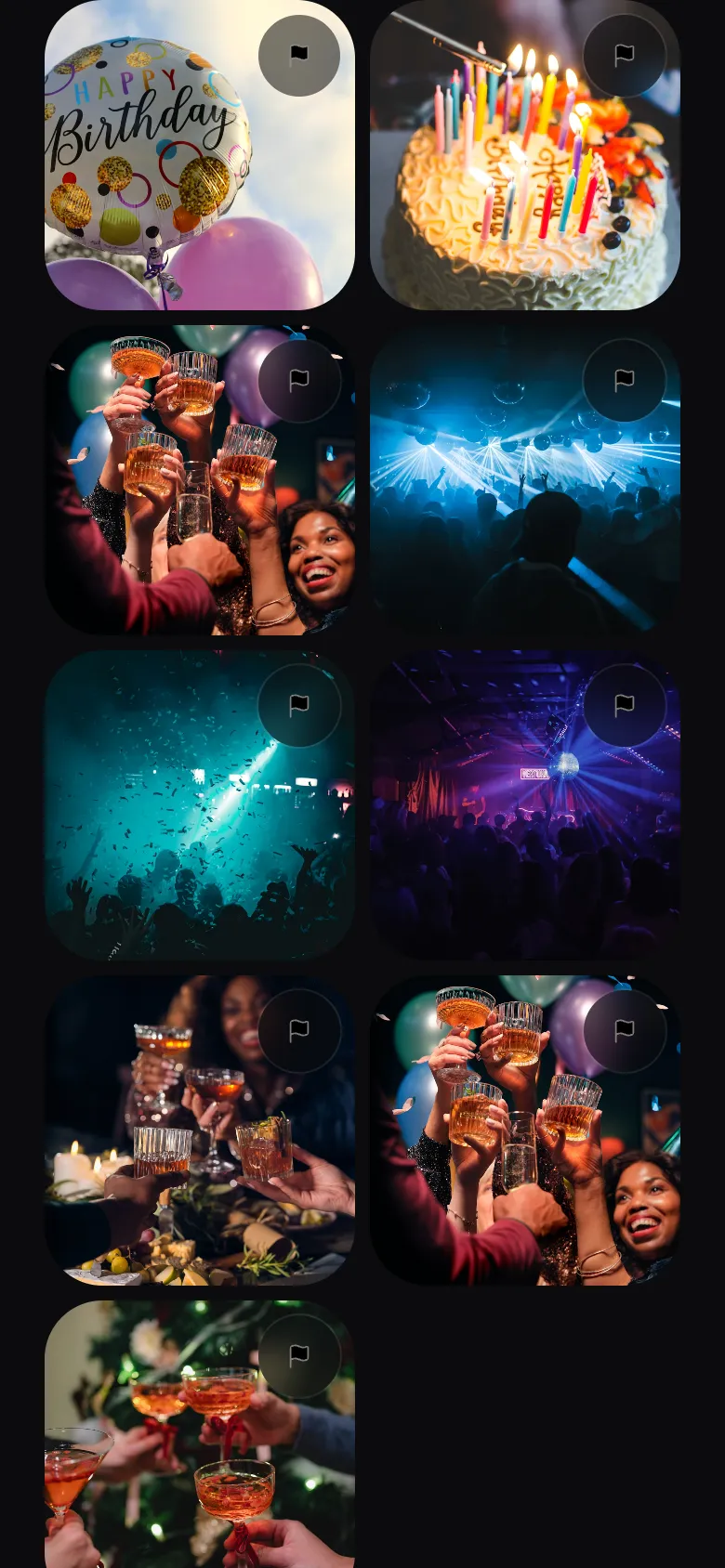 El album revelado del evento: la grilla de Momentos que dispararon los invitados.