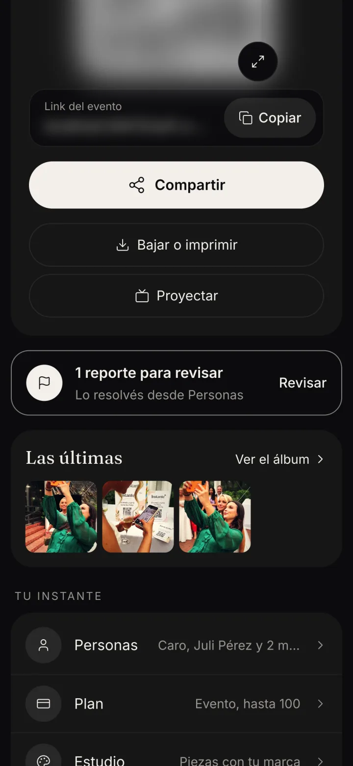 El aviso 1 reporte para revisar en el panel